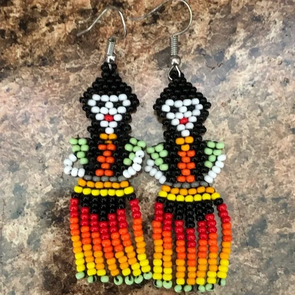 ❤️3X20 BEADED EARRINGS - Picture 5 of 5